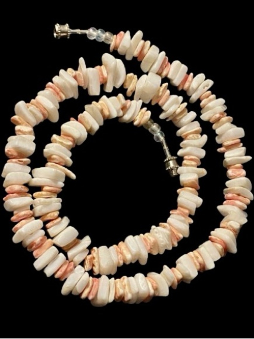 Vintage Heishi Shell Necklace Beachwear Surfer Chocker Bohemian Southwestern